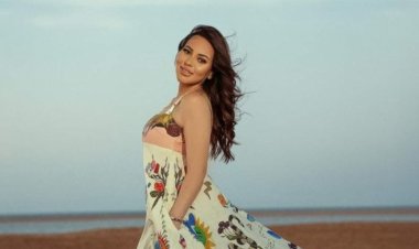 أسما إبراهيم في أحدث جلسة تصوير علي شاطي البحر 