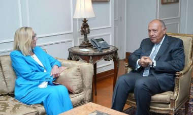 وزير الخارجية يستقبل كبيرة منسقي الأمم المتحدة للشئون الإنسانية وإعادة الإعمار في غزة