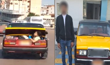 القبض على سائق تاكسي وضع شقيقته فى صندوق السيارة الخلفي  بالإسكندرية