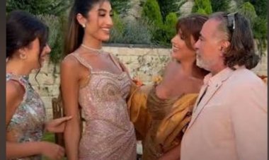 ريتا حرب تحتفل بخطوبة ابنتها الصغرى ميشيل.. كاريس بشار أبرز الحضور