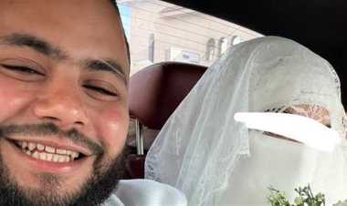 مؤدي المهرجانات المعتزل فارس حميدة  يعلن زواجه بصورة مع زوجته: فروسا تزوج