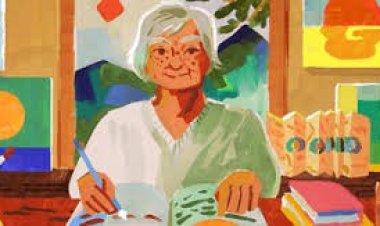 صحفية وشاعرة.. من هي إيتيل عدنان التي يحتفي بها جوجل؟