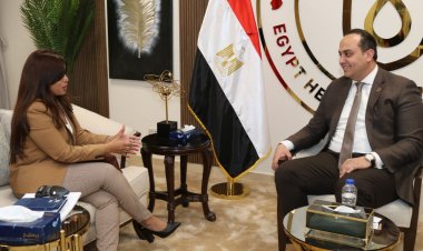 أحمد السبكي يبحث مع رئيس شركة VGS التعاون لتقديم الخدمات الصحية للوافدين الأجانب 