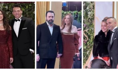 أبرزهم منه شلبي وزوجها احمد الجنايني..  كابلز على اللافندر كاربت في جوي أوورد