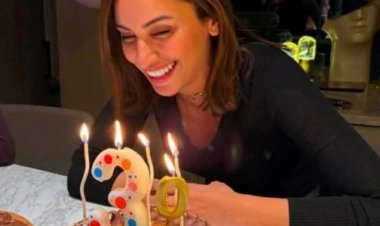 بإطلالة مبهجة وشمعة الـ 30.. لقطات من حفل عيد ميلاد دينا الشربيني اللافت