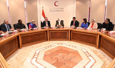 وزيرة التضامن الاجتماعي تستقبل رئيس أندية الروتاري الدولي