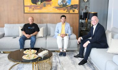 "إنفانتينو" من العلمين: مصر بلد فخور بكرة القدم.. والأهلي خير مثال