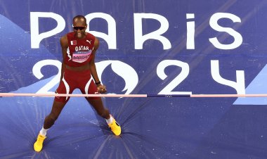 القطري معتز برشم يحرز برونزية الوثب العالي بالأولمبياد