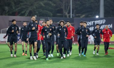 تفاصيل المران الختامي للأهلي استعدادا لمباراة مودرن سبورت