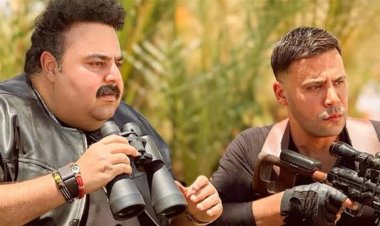 محمد إمام وشيكو يحتفلان بالعرض الخاص لفيلم «صقر وكناريا» قبل انطلاقه في السينمات
