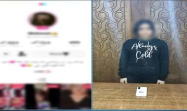 ضبط تيك توكر لنشرها فيديوهات خادشة للحياء  بالإسكندرية