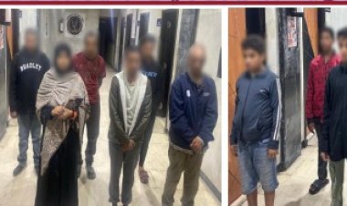 القبض على 7 رجال و4 سيدات استغلوا 17 طفل فى التسول 
