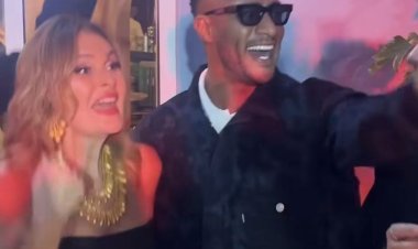 على هامش مهرجان الجونة.. محمد رمضان يرقص مع يسرا على أنغام "3 دقات" ويتمنى التعاون معها فنيًا