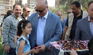 محافظ القاهرة يحتفل بشم النسيم مع المواطنين في الحديقة الدولية