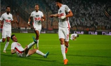 الزمالك يفوز على أبوقير بهدفين ويرتقي لصدارة الدوري