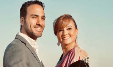 آخر ظهور للفنانة بشري وخالد حميدة قبل انفصالهما رسميا