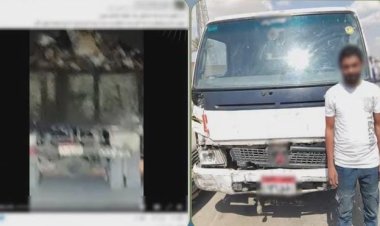 ضبط سائق سيارة نقل بعد تناثر حمولة قمامة على أحد طرق القاهرة