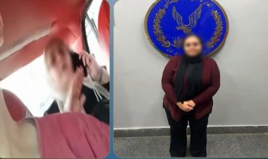 سيدة "ترمي بلاها" على سائق تاكسي بالإسكندرية بسبب خلاف على الأجرة.. والداخلية تضبطها