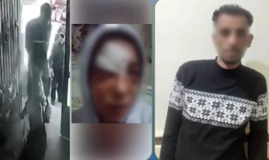 ضبط عامل تعدى بالضرب على طليقته داخل محل عملها بالدقهلية