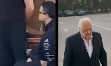 نجوم الفن يساندون مصطفى العوضي في عزاء والده بمسجد الشرطة