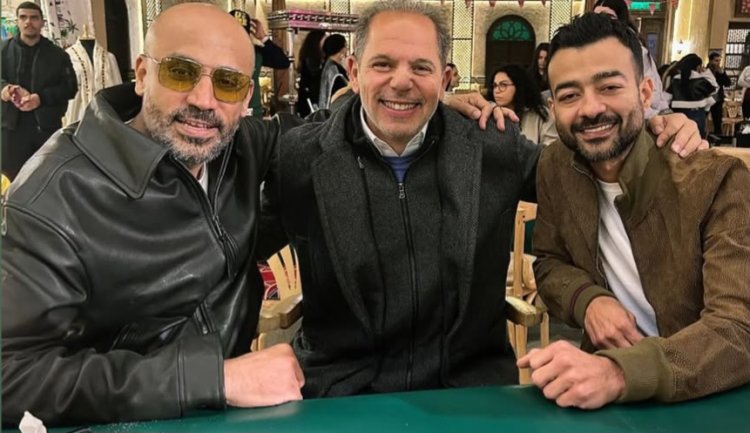 بعد نجاحه الأخير.. هيثم شاكر يوثق أجواء الصداقة مع رامي إمام في سحور رمضاني