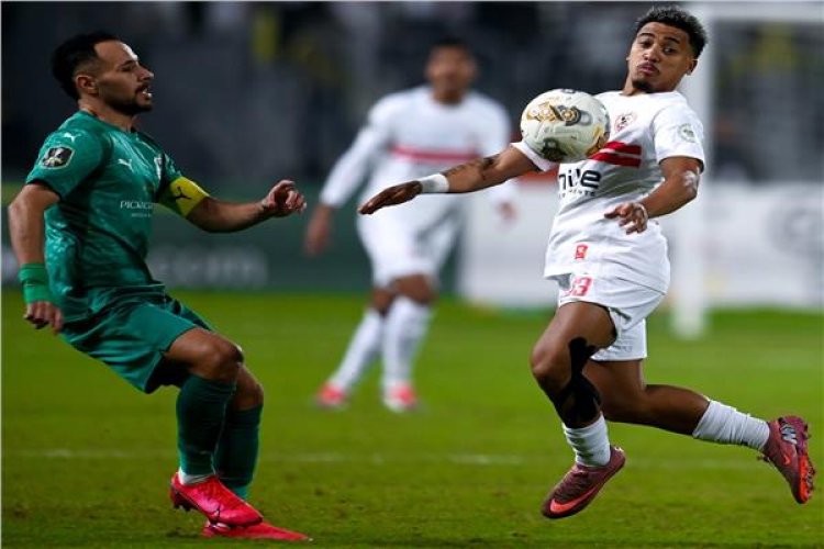 المصري يحافظ على الصدارة بتعادل سلبي مع الزمالك في الكونفدرالية