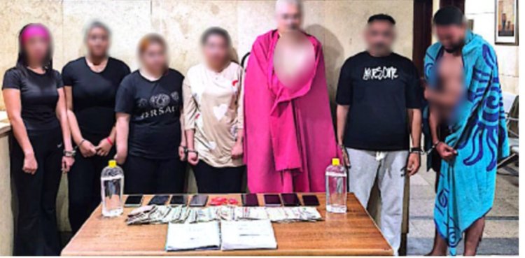 لفوهم في الملايات.. القبض على 4 سيدات و3 راغبين متعة داخل نادي صحي بأكتوبر