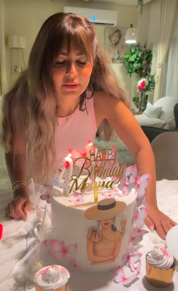 منة فضالي تحتفل بعيد ميلادها: "نفسي أكون أم وأفرح أمي "
