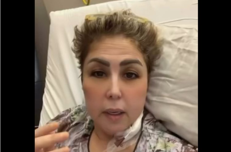 فجر السعيد تكشف عن حالتها الصحية من داخل المستشفى بعد خضوعها للجراحة في ألمانيا