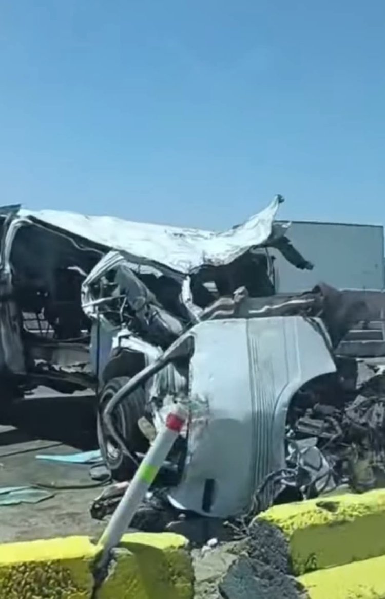 حادث تصادم مروع بين سيارتين ميكروباص أعلى الطريق الإقليمي بالمنوفية وسقوط ضحايا
