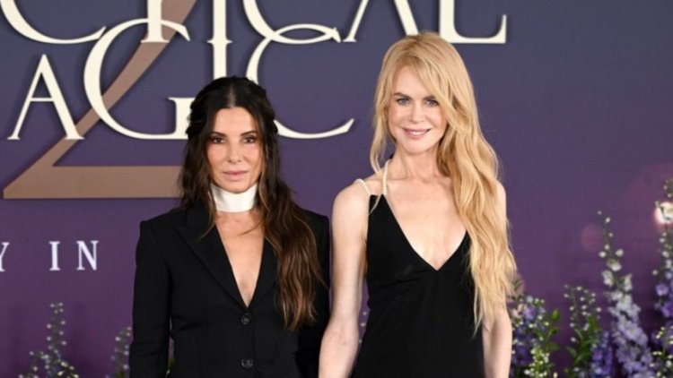ساندرا بولوك ونيكول كيدمان تخطفان الأنظار في لندن خلال الترويج لـPractical Magic 2