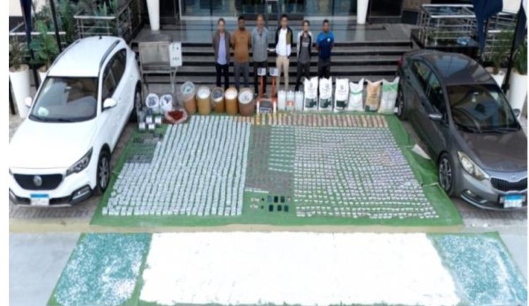 سقوط تشكيل عصابي خطير بحوزتهم شحنة أقراص مخدرة ب121 مليون جنيه 