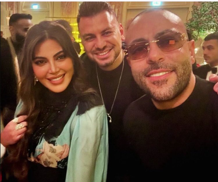 تامر عاشور مطرب تتر توابع  يلتقي ببطلة المسلسل  ريهام حجاج في سحور MBC