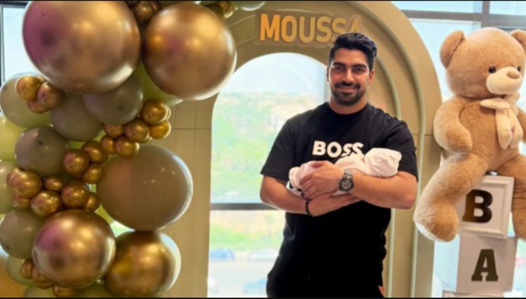 مينا عطا يرزق بطفله الثاني ويطلق عليه اسم موسى: أحلى هدية من ربنا