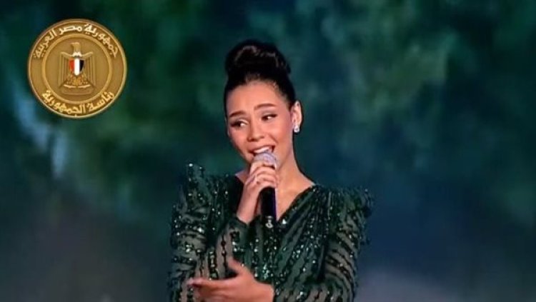 حنين الشاطر: شعرت بالفخر أثناء الغناء أمام الرئيس عبد الفتاح السيسي