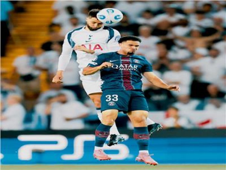باريس سان جيرمان يتوج بلقب السوبر الأوروبي على حساب توتنهام