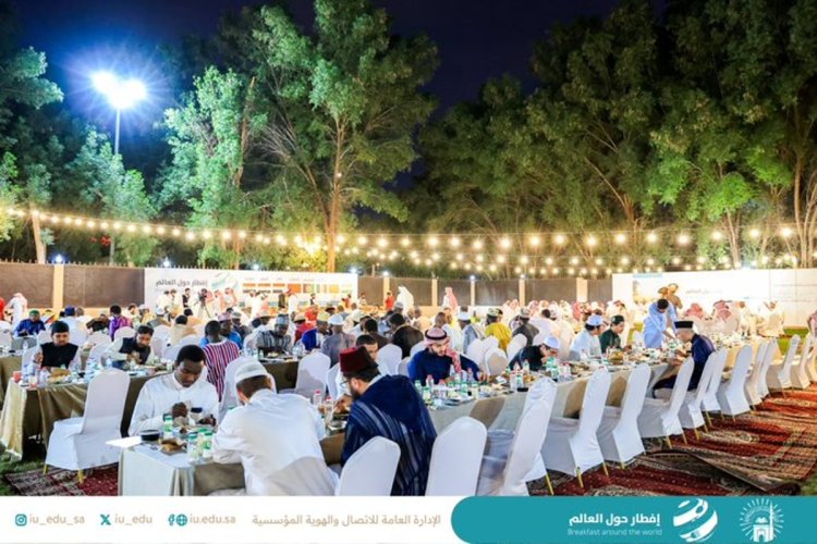 للعام الثالث.. ⁧الجامعة الإسلامية⁩ تقيم فعالية «إفطار حول العالم⁩»