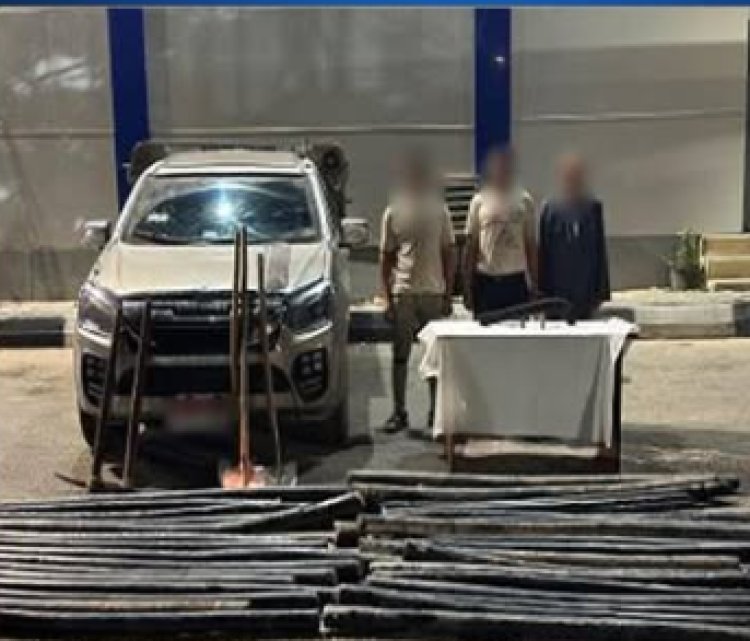 الأمن يحبط محاولة سرقة كابلات نحاسية بالمنوفية ويضبط المتهمين