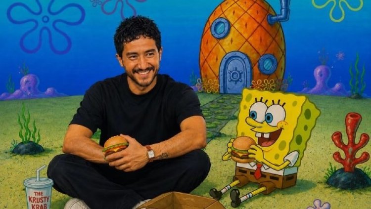 أحمد مالك يشارك «تريند قاع الهامور» مع سبونج بوب
