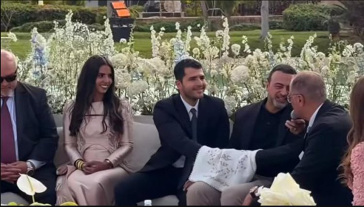 أجواء عائلية مبهجة في عقد قران ابنة المنتج محمد السعدي بحضور الداعية مصطفى حسني