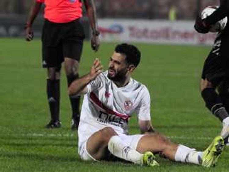 طبيب الزمالك يكشف إصابة حمزة المثلوثي بقطع في الرباط الصليبي