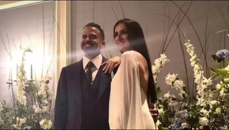 مصممة الأزياء ياسمين يحيى تحتفل بعقد قرانها