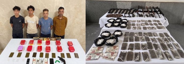 مصرع 4 مجرمين  وضبط نصف طن مخدرات و350 ألف قرص بأسيوط والبحيرة