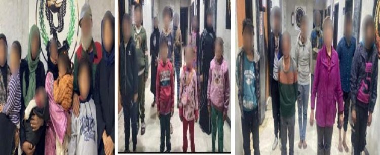 ضبط 13 متهماً استغلوا 25 طفلاً في أعمال التسول بالقاهرة والجيزة