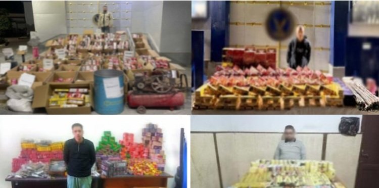 الأمن العام" يلاحق تجار "الصواريخ" بالمحافظات وضبط  1.5 مليون قطعة ألعاب نارية