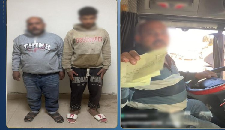 الأمن يكشف ملابسات فيديو ادعاء سائق نقل ثقيل ضد ضابط مرور ببني سويف