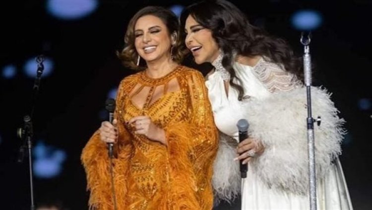 أحلام تهنئ أنغام بعد نجاح حفلها في لندن وتعافيها من أزمتها الصحية