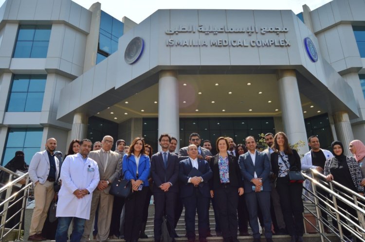 الرعاية الصحية تستقبل وفد الوكالة الفرنسية للتنمية بمحافظة الإسماعيلية