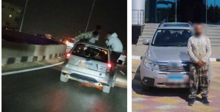 استهتار في حفل زفاف.. ضبط سائق سمح لأشخاص بالجلوس خارج نوافذ سيارته في الجيزة