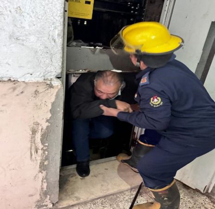 الأجهزة الأمنية بالفيوم تنقذ مواطنًا محتجزًا داخل مصعد 